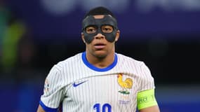 L'attaquant de l'équipe de France Kylian Mbappé face au Portugal