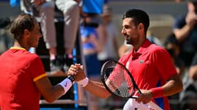 Rafael Nadal et Novak Djokovic 