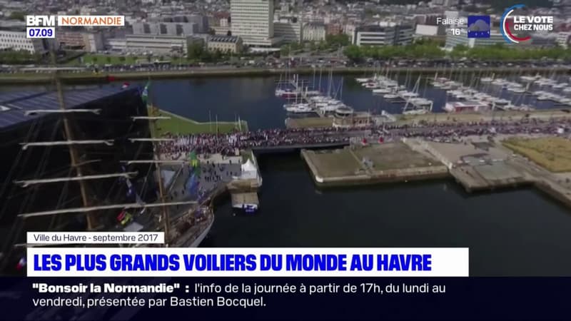 Le Havre: à un an de la Tall Ships Race, la ville se prépare à accueillir les plus grands voiliers du monde