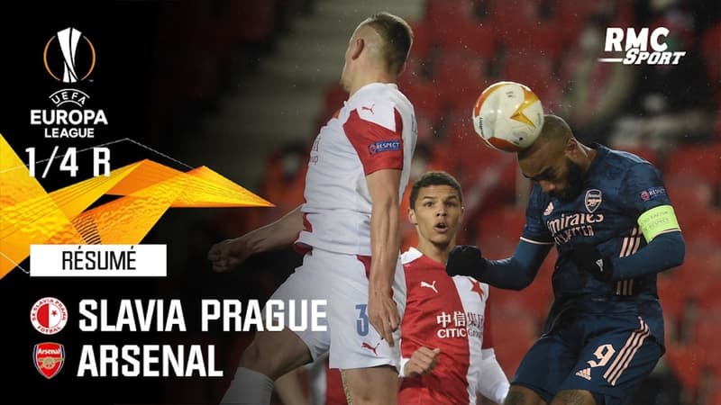 Résumé : Slavia Prague 0-4 Arsenal (Q) - Ligue Europa quart de finale retour