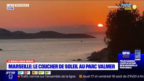 C beau chez nous: admirer le coucher de soleil au parc Valmer de Marseille