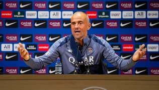 Luis Enrique en conférence de presse, le 26 septembre 2025.