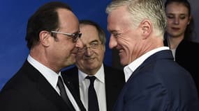 François Hollande et Didier Deschamps