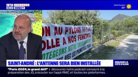 Alpes-Maritimes: Philippe Pradal déplore l'installation d'une antenne-relais à Saint-André-de-la-Roche