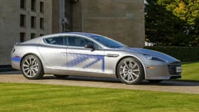 La Rapide E, la première Aston Martin 100% électrique, doit être lancée à la fin de l'année.