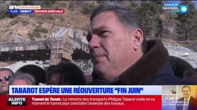 Tunnel de Tende: Philippe Tabarot revient sur le financement des travaux