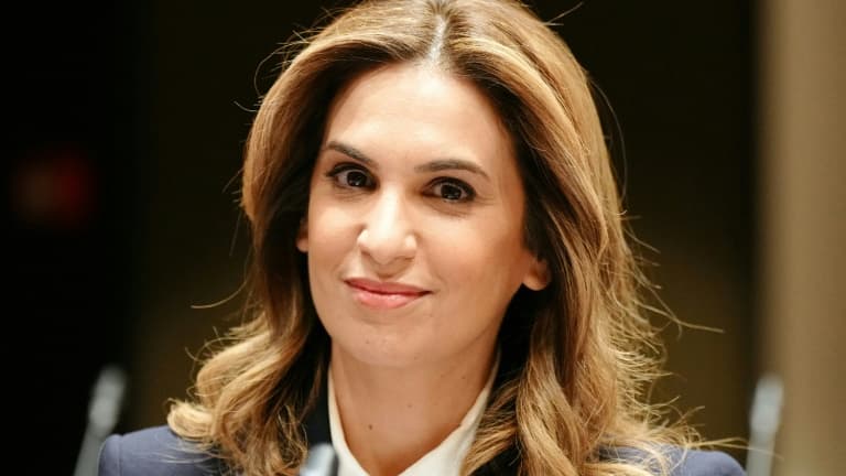 La journaliste Sonia Mabrouk avant son audition par la commission d'enquête parlementaire sur les fréquences TNT le 29 février 2024