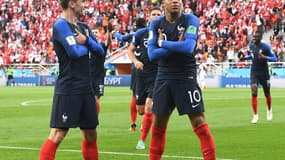 Antoine Griezmann et Kylian Mbappé