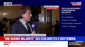 "C'est une décision responsable", estime Jérôme Guedj (PS) à propos de l'abstention des Écologistes sur le vote du budget de la Sécurité sociale