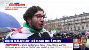 "C'est un jour historique, où on peut enfin vivre sans dictature": à Paris, les manifestants célèbrent la chute de Bachar al-Assad