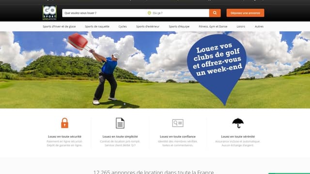 Les particuliers vont pouvoir louer ou mettre en location tout type de matériel sportif.