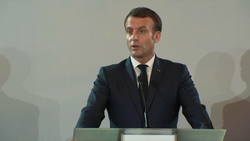 Emmanuel Macron à Abidjan ce samedi soir.