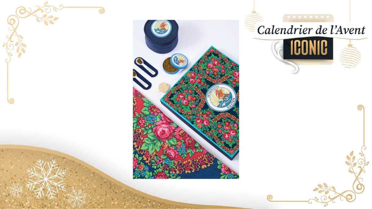 Calendrier Iconic, coffret Petrossian x Kujten