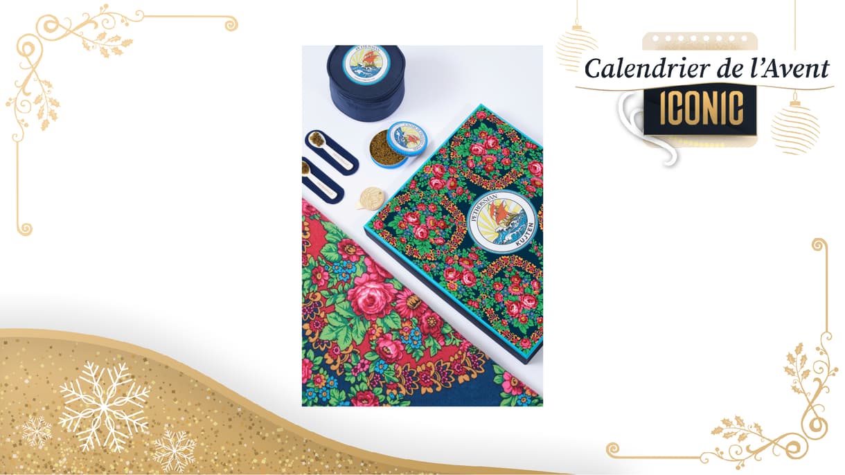 Calendrier Iconic, coffret Petrossian x Kujten 