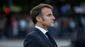 Emmanuel Macron, le 12 septembre 2024, au Havre. (Photo d'archive)