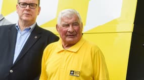 Raymond Poulidor sur le Tour de France 2019, avec le Prince Albert II