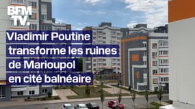 Vladimir Poutine transforme les ruines de Marioupol en cité balnéaire 