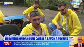 En immersion dans une caisse à savon à Peyruis