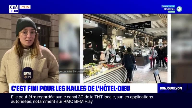 Lyon: les halles de l'Hôtel-Dieu baissent le rideau