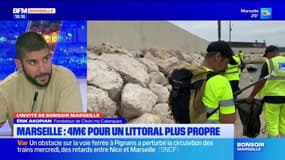 Erik Akopian, fondateur de Clean my Calanques, explique que certains bénévoles sont usés de l'état de Marseille