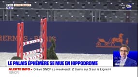 Le Palais éphémère se transforme en hippodrome ce week-end