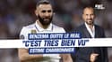 Mercato : Benzema quitte le Real, "c'est très bien vu" estime Charbonnier