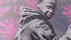 Une œuvre de Banksy déjà vandalisée à Paris