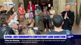 Covid : des soignants contestent leur sanction