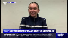 À 18 ans, cette gendarme volontaire sauve la vie d'un nouveau-né et témoigne sur BFMTV