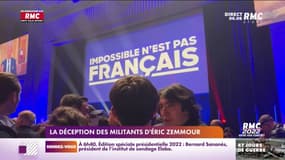Présidentielle : la déception des militants d'Eric Zemmour