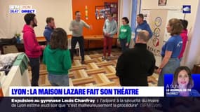 Lyon: les habitants de la maison Lazare se lancent dans le théâtre