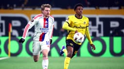 Le Lyonnais Pavel Sulc face aux Young Boys de Berne le 22 janvier 2026 