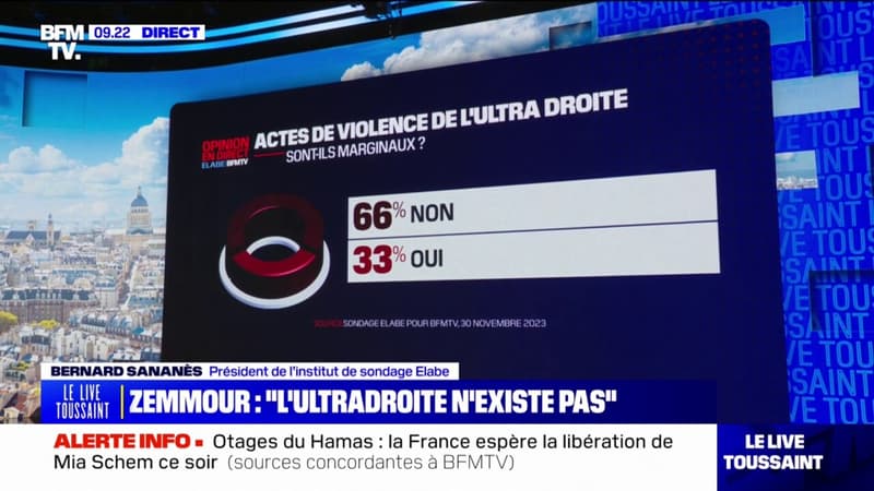 Sondage - Pour 66% des Français, les actes de violences de l'ultradroite ne sont pas marginaux