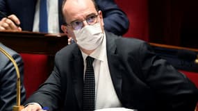 Jean Castex à l'Assemblée nationale, le 13 octobre 2020 à Paris