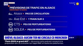 Réforme des retraites: aucun TER ne circule ce mercredi en Alsace