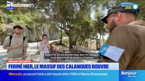 Bouches-du-Rhône: les massifs fermés pour risque incendie, les touristes et les locaux contraints de s'adapter