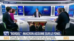 "Bordel": Emmanuel Macron assume sur le fond