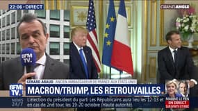 Les retrouvailles Macron/Trump