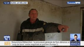 "Aude, le déluge": ce rescapé raconte comment "la porte a explosé" et la boue est arrivée