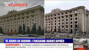 AVANT/APRÈS - Comment l'Ukraine a changé de visage après deux semaines de guerre