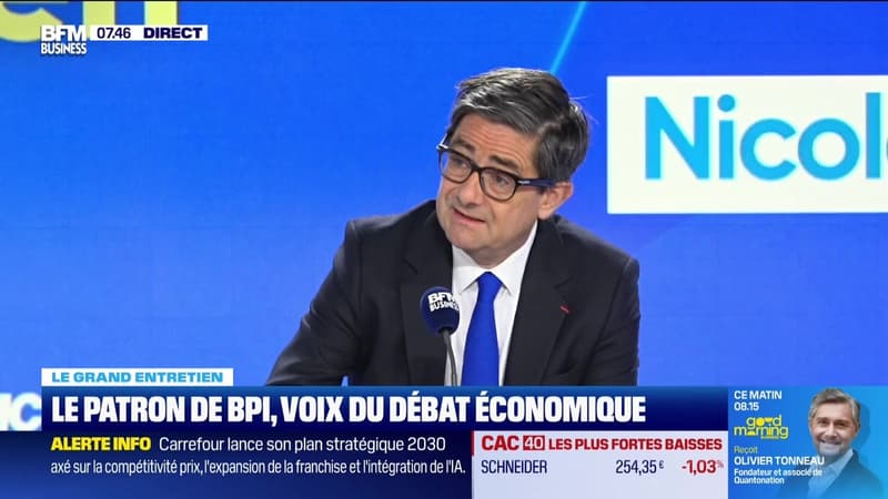 Le Grand entretien : Le patron de BPI, voix du débat économique - 18/02