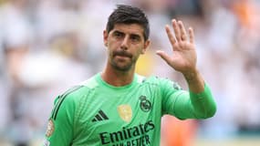 Thibaut Courtois après la victoire du Real Madrid contre la Juventus (1-0, Coupe du monde des clubs), le 1er juillet 2025
