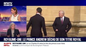 Le roi Charles III retire le titre de prince à son frère Andrew, empêtré dans l'affaire Epstein