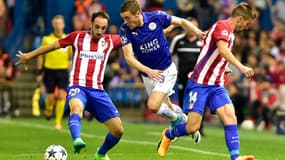 Jamie Vardy et Leicester tenteront de se défaire du pressing de l'Atlético pour filer en demies de Ligue des champions.