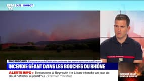 Incendie à Martigues: les pompiers ont évacué "plus de 2700 personnes au total, parfois par la mer"