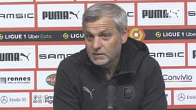 Rennes : "Faire des calculs, ce serait une grosse erreur" estime Genesio