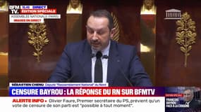 Sébastien Chenu (RN) à propos du discours de politique générale de François Bayrou: "Un crachat au visage des Français qui galèrent"