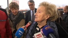 Bernadette Chirac lors du lancement de l'opération Pièces jaunes 2016 le 5 janvier 2016. 