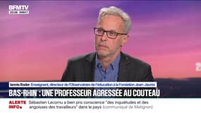 Enseignante poignardée en classe: "Il faudra mettre des moyens dans la santé mentale", estime Iannis Roder, enseignant