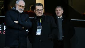 Andoni Zubizarreta, directeur sportif de l'OM, avec Didier Quillot